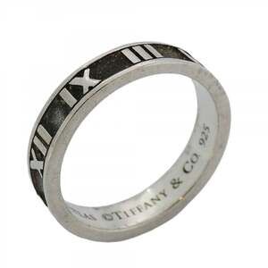 Tiffany Atlas Ring, Silver 925, Size 8.5, Women's